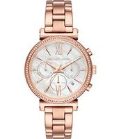 Horlogeband Michael Kors MK6576 Staal Rosé 16mm - thumbnail