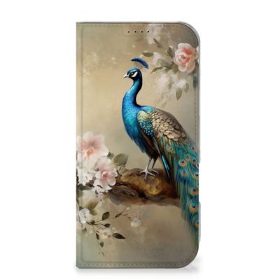 Smartphone hoesje voor iPhone 16 Pro Max Vintage Pauwen