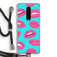 Bite my lip: OnePlus 8 Transparant Hoesje met koord