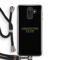 Retro: Samsung Galaxy J8 (2018) Transparant Hoesje met koord
