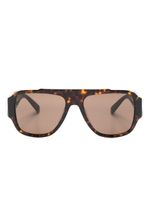 Versace Eyewear lunettes de soleil à monture oversize - Marron - thumbnail