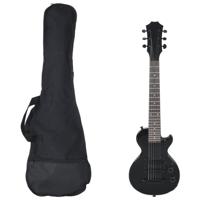 VidaXL Gitaar voor beginners elektrisch met tas 3/4 30" zwart VidaXL Gitaar voor beginners elektrisch met tas 3/4 30" zwart
