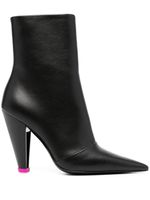 3juin bottines en cuir 100 mm - Noir - thumbnail