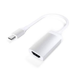 Satechi ST-TC4KHAS USB-C / HDMI Adapter [1x USB-C stekker - 1x HDMI-bus] Zilver 4K UHD