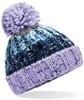 Beechfield CB486b Junior Corkscrew Pom Pom Beanie - Lavender Fizz - One Size