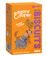 Edgard & Cooper Bravo Biscuits Kip hond 400 gram Edgard & Cooper Bravo Biscuits Kip hond 400 gram