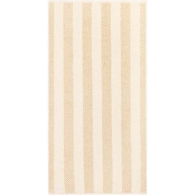 Cawö Cawo Pure Strepen Handdoek 50/100 beige