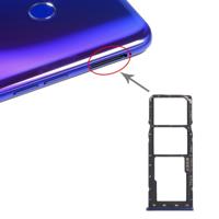 SIM-kaart lade + SIM-kaart lade + micro SD-kaart lade voor OPPO Realme 3 Pro (blauw)
