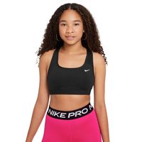 Nike Sport Beha Swoosh Meisjes Zwart Wit