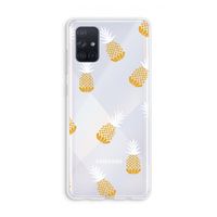 Ananasjes: Galaxy A71 Transparant Hoesje