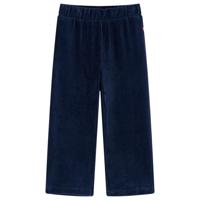 VidaXL Kinderbroek 116 ribfluweel marineblauw