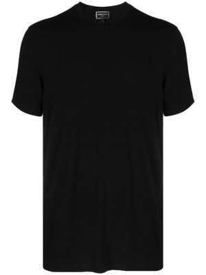 Giorgio Armani t-shirt à col ras-de-cou - Noir