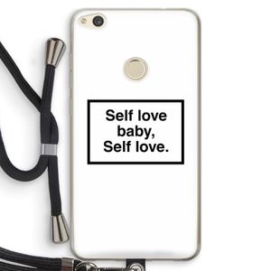 Self love: Huawei Ascend P8 Lite (2017) Transparant Hoesje met koord