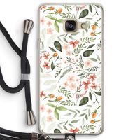Sweet little flowers: Samsung Galaxy A3 (2016) Transparant Hoesje met koord