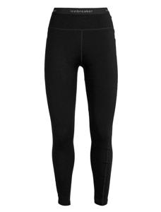 Icebreaker Merinofine Leggings Dames Thermobroek Black L