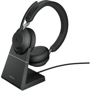 Jabra Evolve2 65 MS Headset met deskstand