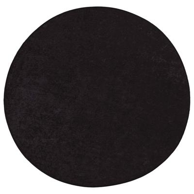VidaXL Vloerkleed wasbaar anti-slip ø120 cm antracietkleurig