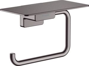 Hansgrohe AddStoris toiletrolhouder met planchet 15x8x9,3cm brushed black chroom