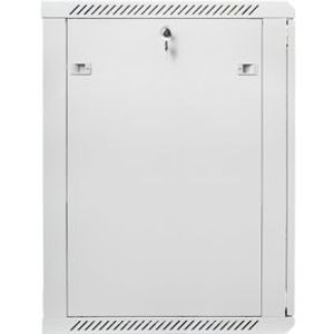 Lanberg WF01-6618-10S rack 18U Wandrek Grijs