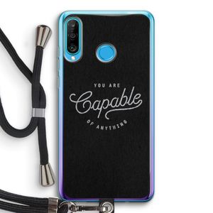 Capable: Huawei P30 Lite Transparant Hoesje met koord