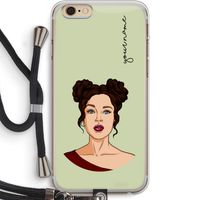 Pop-Art Creator: iPhone 6 PLUS / 6S PLUS Transparant Hoesje met koord