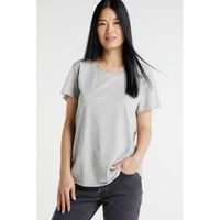 Denim Hunter gemêleerd T-shirt met biologisch katoen titanium melange - thumbnail