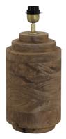 Light & Living Tafellamp Racco Mangohout, 43cm (excl. kap) - Bruin - thumbnail