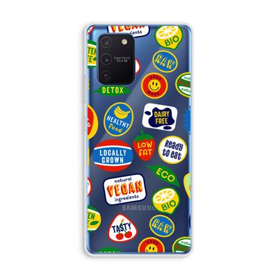 Fruitsticker: Samsung Galaxy Note 10 Lite Transparant Hoesje
