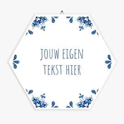 Zeshoekig (hexagon) tegeltje maken
