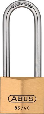 ABUS Cilinderhangslot | breedte slotlichaam 40 mm | messing verschillendsluitend | 1 stuk - 80636 80636