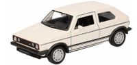 Welly schaalmodel VW Golf 1 GTI pull back 12 cm wit - thumbnail