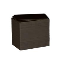 Folie zwart 54x86mm dikte 0,75mm