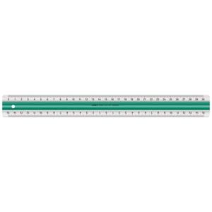 Linex antislip liniaal 30 cm groen/transparant