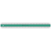 Linex antislip liniaal 30 cm groen/transparant