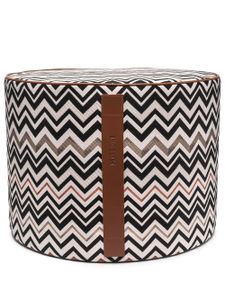 Missoni Home pouf Belfast à motif zigzag - Tons neutres