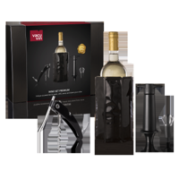 Vacu Vin Wijnset Premium - Zwart - 4 delige set Vacu Vin Wijnset Premium - Zwart - 4 delige set