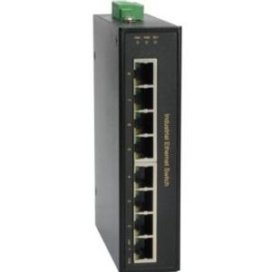 LevelOne IFP-0801 Fast Ethernet (10/100) Power over Ethernet (PoE) Zwart