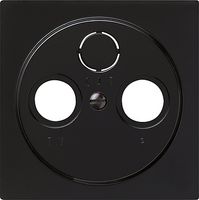 GIRA INZPL COAX+SAT ZWART SC