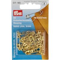 PRYM Veiligheidsspelden messing no.3/0, 2/0,1