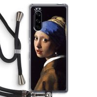 The Pearl Earring: Sony Xperia 5 Transparant Hoesje met koord