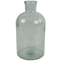 Countryfield Vaas - helder/transparant - glas - Apotheker fles vorm - D14 x H27 cm