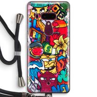 No Rules: HTC U12+ Transparant Hoesje met koord