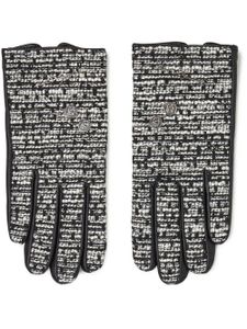 Karl Lagerfeld gants en cuir - Noir