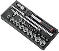 Facom module 1/2" doppen 6 kant en ratel s.161b - l4 - mod.s161-46