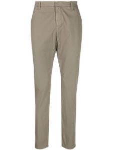 DONDUP pantalon chino à coupe droite - Vert