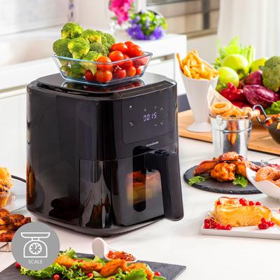 Luchtfriteuse met mand InnovaGoods Fryinn Balance 5000 Zwart 1500 W 5 L Roestvrij staal