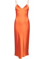 Gilda & Pearl Sophia silk slip midi dress - Orange