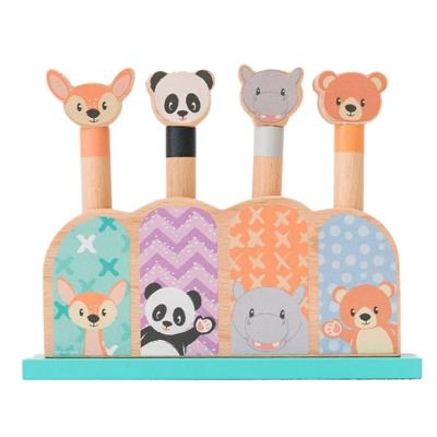 Studio Circus houten pop-up dieren