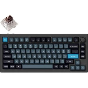 Keychron Q1 Pro-M3 toetsenbord RGB leds, 75%, KSA double-shot PBT, hot swap, Bluetooth 5.1, Knob