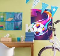 Regenboog voetbal poster 3D Regenboog voetbal poster 3D